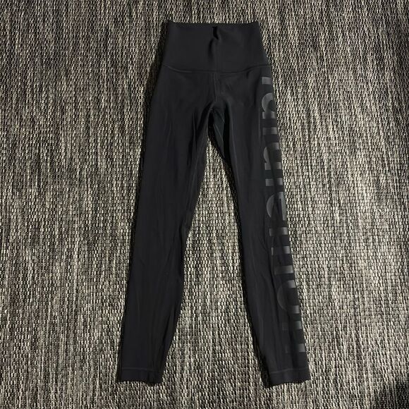 Lululemon Align High-Rise Pant 25" *Graphic RARE SPELLOUT - Picture 1 of 7